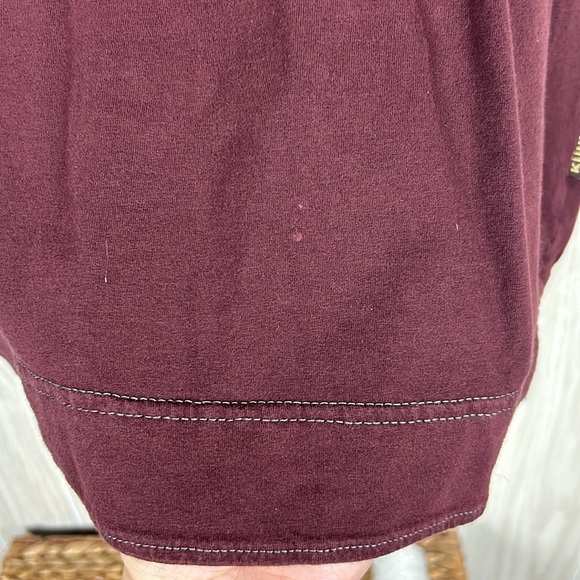 Kuhl Men’s Burgundy Embroidered Collared Short Sleeve Cotton Polo, L - Picture 13 of 14